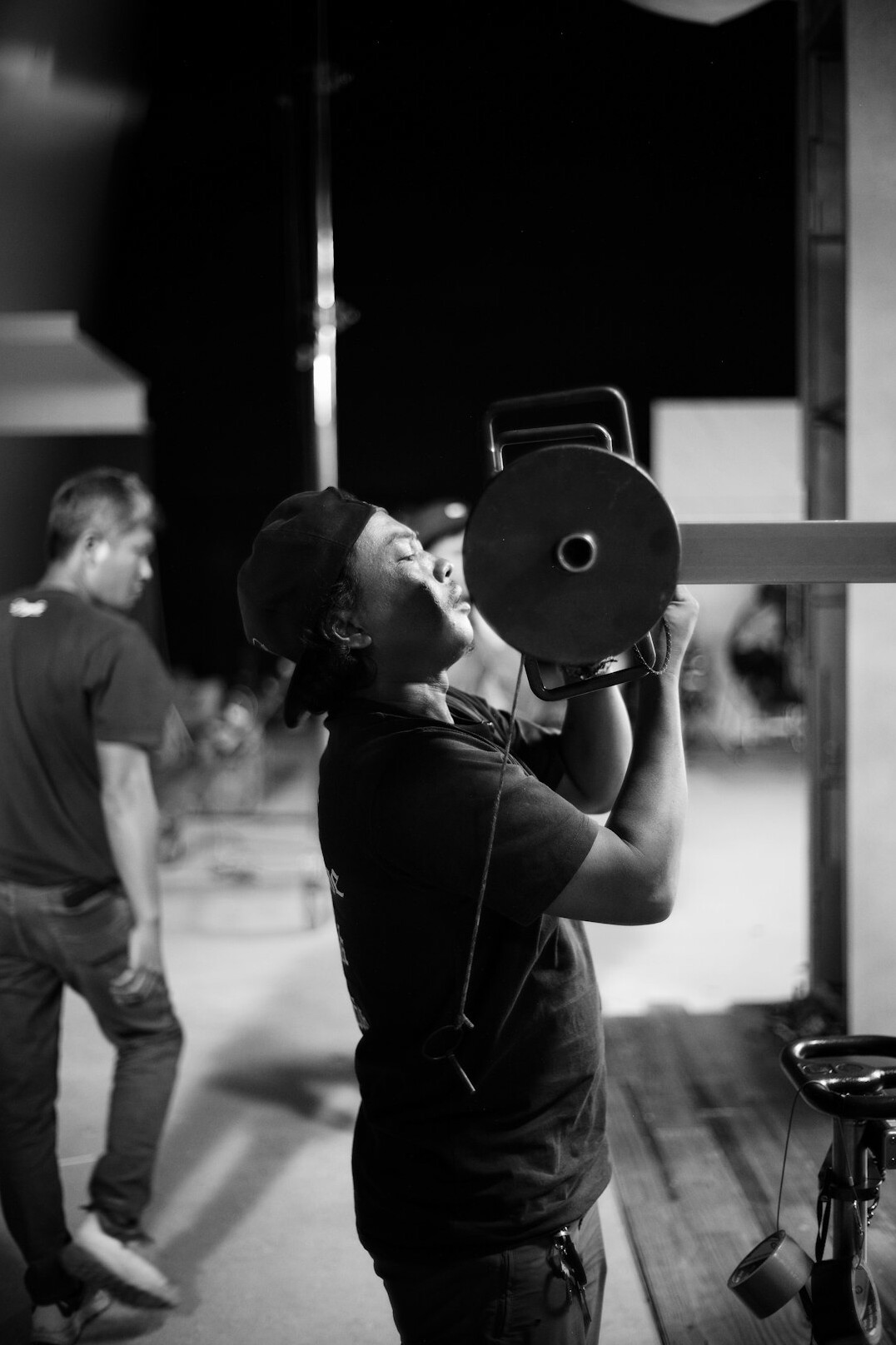 Portrait of a male studio production trainer